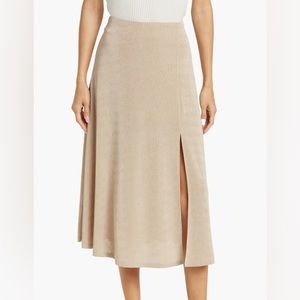 Alexia Admor Side Slit Midi Skirt SZ XS